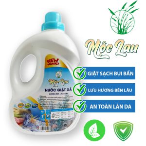 Nước giặt xả hương Mộc lau Xanh can 3600g