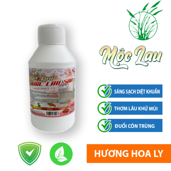 Nước lau sàn Mộc Lau hương Hoa Ly chai mẫu 100ml