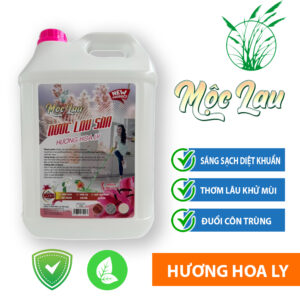 Nước lau sàn Mộc Lau hương Hoa Ly can 9,5 lít