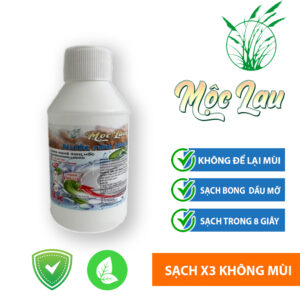 Nước rửa chén Mộc Lau không mùi chai mẫu 100ml